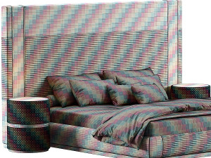 Frey Capital bed Model 3D