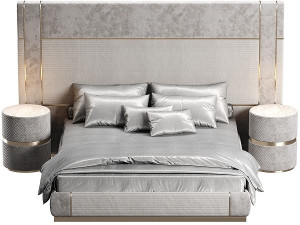 Frey Capital bed Model 3D