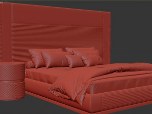 Frey Capital bed Model 3D