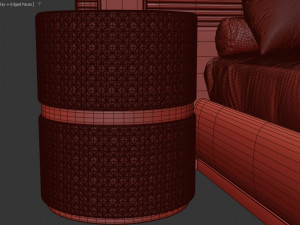Frey Capital bed Model 3D