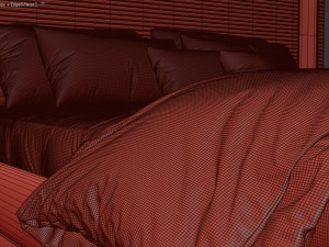 Frey Capital bed Model 3D