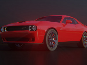 DODGE CHALLENGER SRT HELLCAT 3D 모델