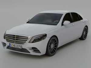Mercedes-Benz S-Class 3D 모델