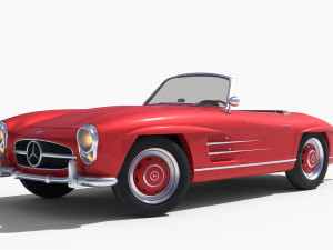 Mercedes Benz 300 SL Roadster Model 3D