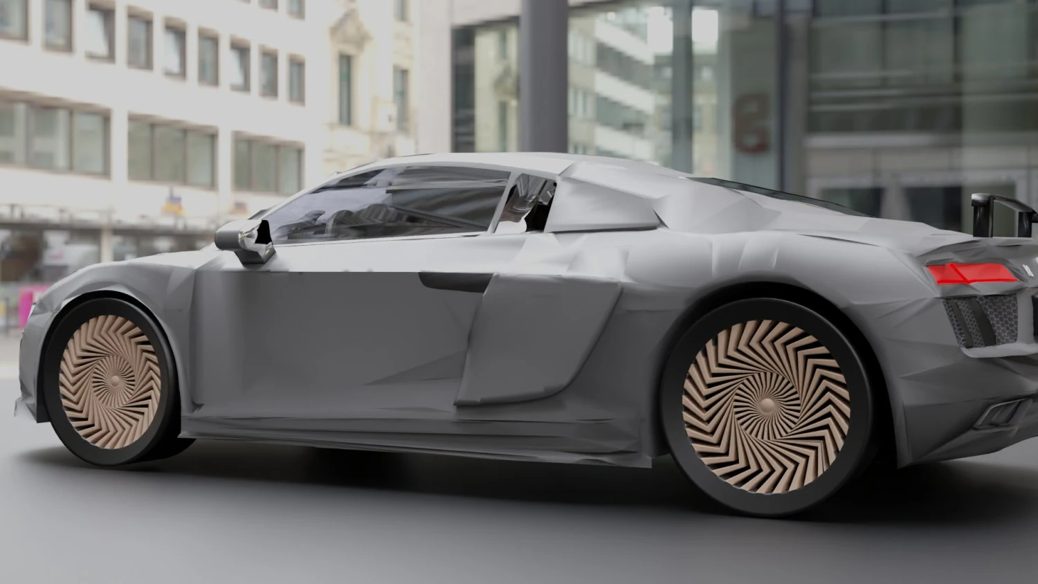 Audi R8 2016 3D Model .c4d .max .obj .3ds .fbx .stl .blend 