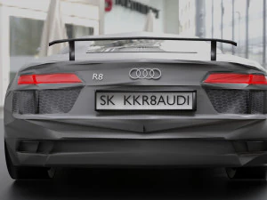 Audi R8 2016 3D Model