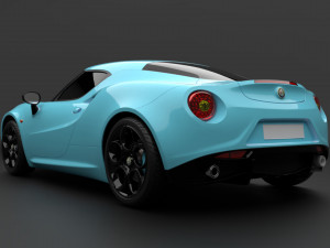 Alfa Romeo 4C 960 3D Модель