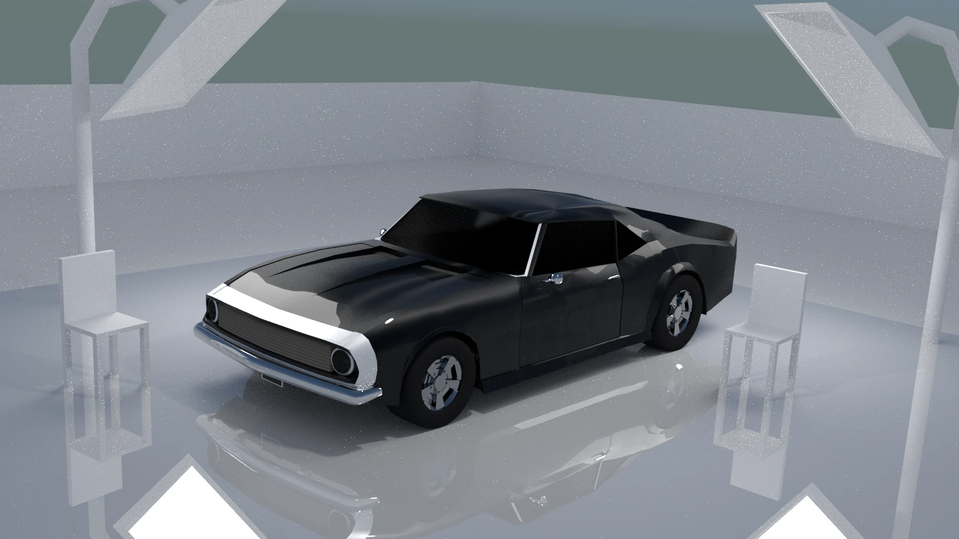 Chevrolet Camaro 3D Model .c4d .max .obj .3ds .fbx .stl .blend 