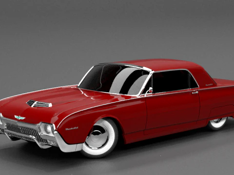 burung petir Model 3D