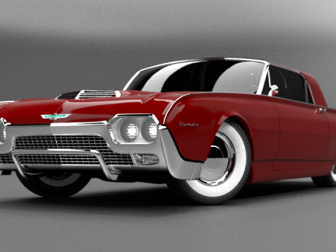 burung petir Model 3D