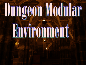 Dungeon Modular Environment 3D Model