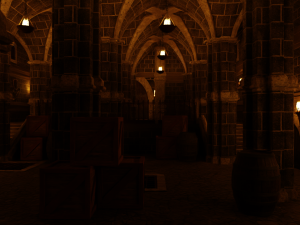 Dungeon Modular Environment 3D Model