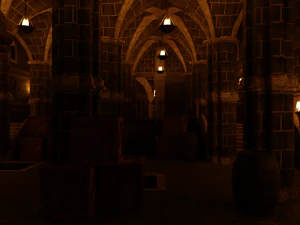 Dungeon Modular Environment 3D Model