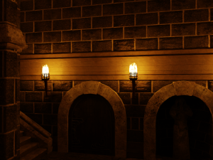 Dungeon Modular Environment 3D Model