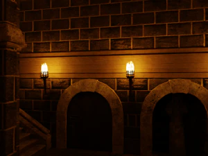 Dungeon Modular Environment 3D Model