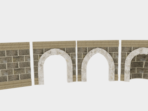 Dungeon Modular Environment 3D Model