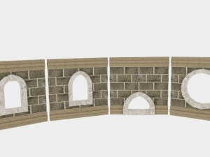Dungeon Modular Environment 3D Model