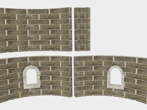 Dungeon Modular Environment 3D Model