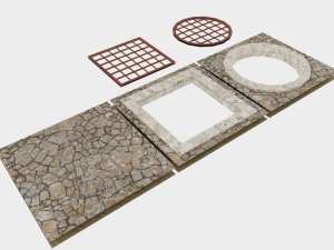 Dungeon Modular Environment 3D Model