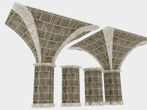 Dungeon Modular Environment 3D Model