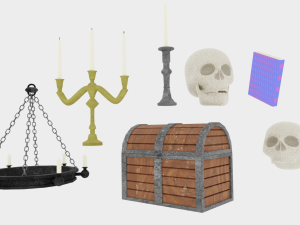 Dungeon Modular Environment 3D Model