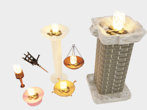 Dungeon Modular Environment 3D Model