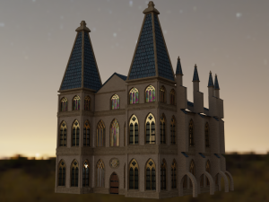 Gothic Architecture Modular 3D 模型