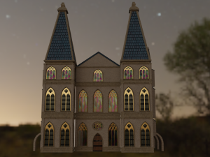 Gothic Architecture Modular 3D 模型