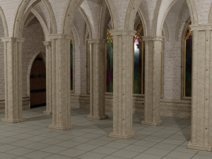 Gothic Architecture Modular 3D 模型