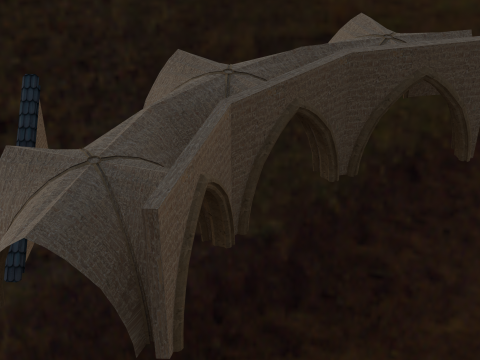 Gothic Architecture Modular 3D 模型
