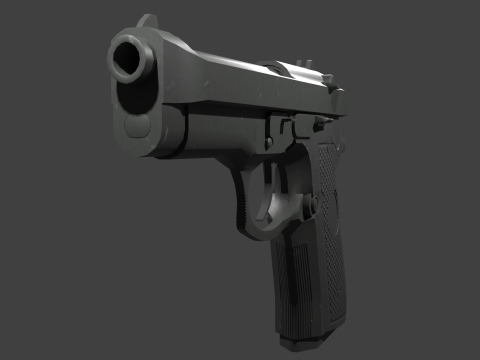 Beretta 9mm 3D Model