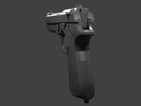 Beretta 9mm 3D Model