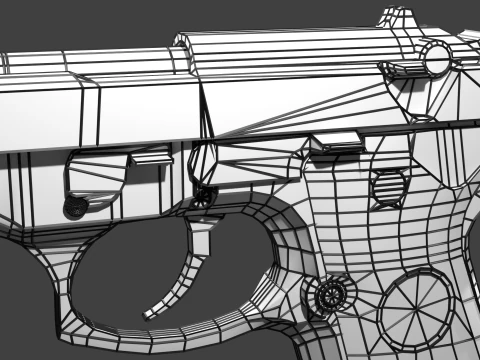Beretta 9mm 3D Model
