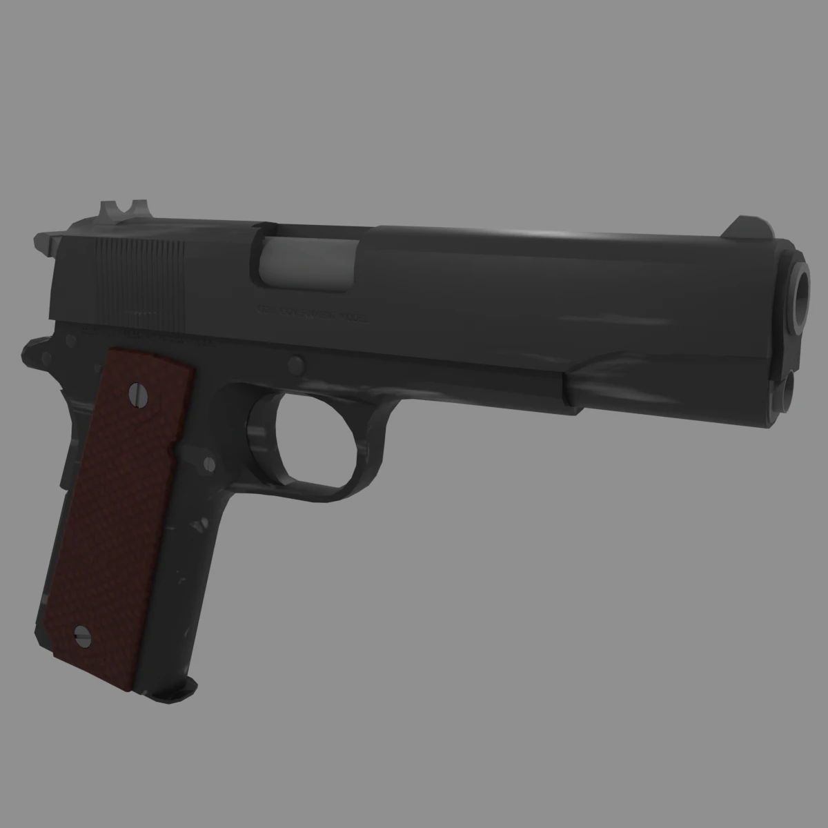 Colt45 M1911 Modello 3D .c4d .max .obj .3ds .fbx .stl .blend 