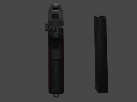 Colt 45 M1911 3D Model