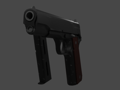 Colt 45 M1911 3D Model