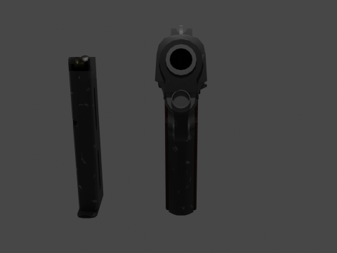 Colt 45 M1911 3D Model