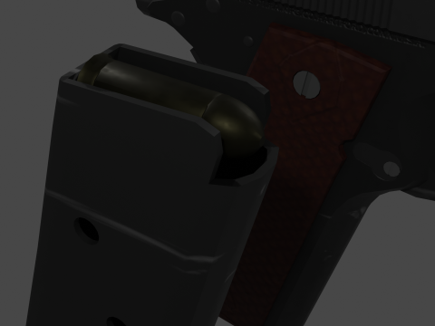 Colt 45 M1911 3D Model
