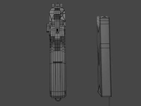 Colt 45 M1911 3D Model