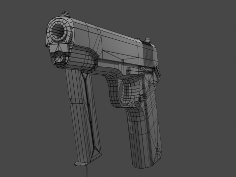 Colt 45 M1911 3D Model