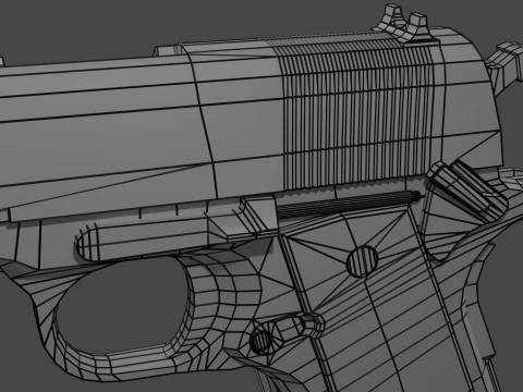 Colt45 M1911 Modello 3D