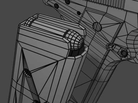 Colt 45 M1911 3D Model