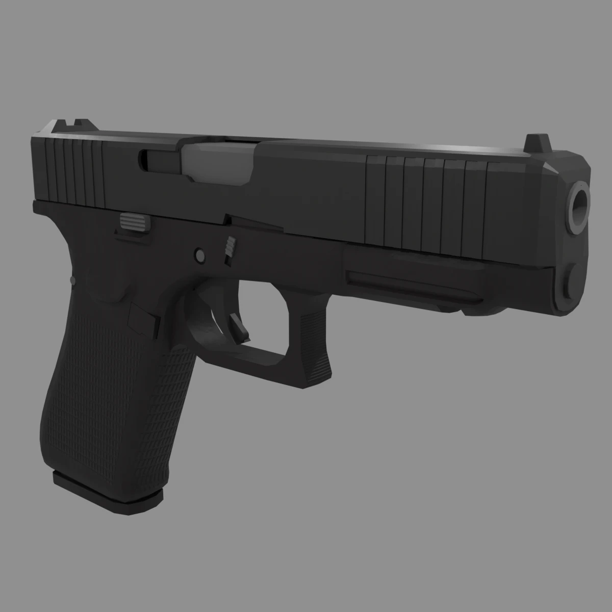 Glock Modello 3D .c4d .max .obj .3ds .fbx .stl .blend 