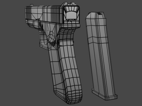 Glock 3D मॉडल