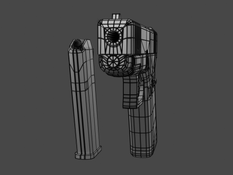 Glock 3D मॉडल