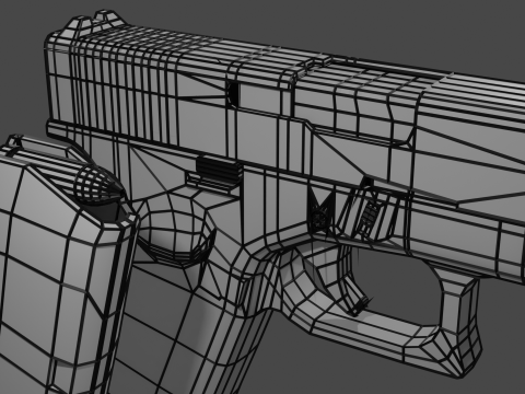 Glock 3D मॉडल