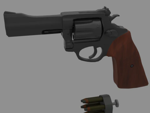 Magnum 44 3D Model