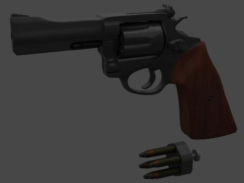 Magnum 44 3D Model