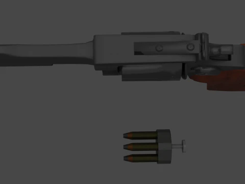 Magnum 44 3D Model
