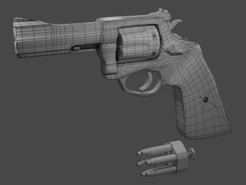 Magnum 44 3D Model
